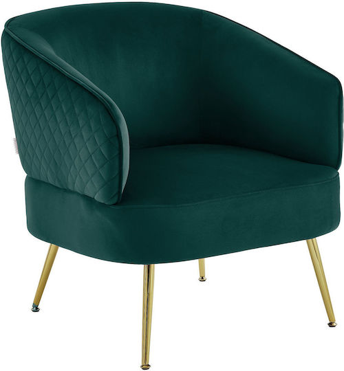 Πολυθρόνα Vyragosa 76x66x79cm Prasino