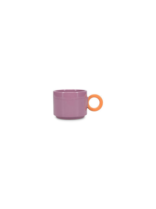 Onahome Mug Stoneware Lou Purple Orange 280ml