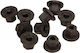 Plastic Cover Gasket Nut for Lower Engine Cover Audi A4 B5 B6 B7 A8 D2 10 Pieces 171201969