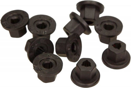 Plastic Cover Gasket Nut for Lower Engine Cover Audi A4 B5 B6 B7 A8 D2 10 Pieces 171201969