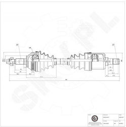 Ημιαξόνιο Land Rover Freelander I Εμπρός Δεξιά Tdb104020 Ημιαξόνιο Land Rover Freelander I Εμπρός Δεξιά Tdb104020