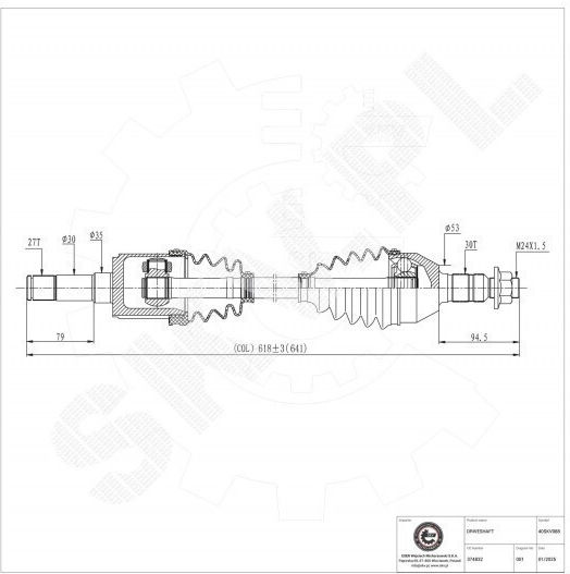 Halbachse Antrieb Opel Insignia A Saab 9-5 Vorne Links Rechts 374832