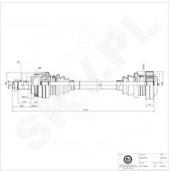 Jumătate De Axă BMW 3 Z4 Spate Stânga 33211226904