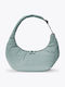 Fabric Women's Shoulder Bag Green