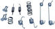 Quick Brake Brake Caliper Springs for Nissan Micra 1.2