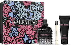 Valentino Born In Roma Ανδρικό Σετ με Eau de Toilette 3τμχ
