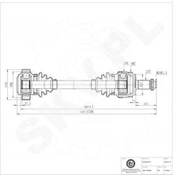 Ημιαξόνιο Κίνησης Bmw 1 3 Πίσω Δεξιά 33217523960
