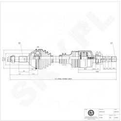 Ημιαξόνιο Κίνησης Citroen Jumper I Fiat Ducato Peugeot Boxer Εμπρός Δεξιά 327309