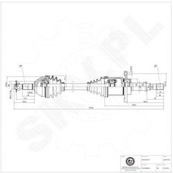 Jumătate De Axă Nissan Qashqai Renault Koleos I Față Dreapta 391000606r