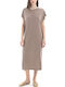 Summer Midi Dress Brown S26B3026 Taupe