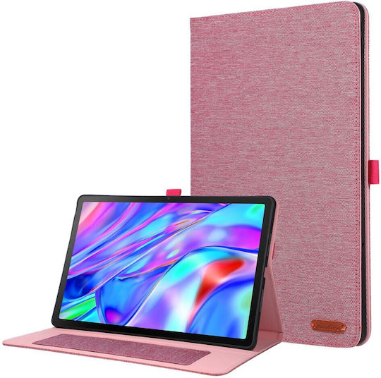 Калъф Lenovo Idea Tab Plus Oem Флип Калъф Синтетична Кожа Pu Tpu Розов Wallet Стойка