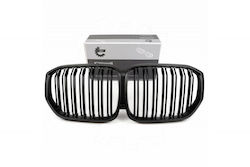 Μάσκα Ψυγείου Bmw X5 G05 Σετ Αριστερή Ή Δεξιά Διπλή Λωρίδα Μαύρο Ματ 51138096590