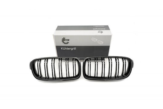 Capot Motor Dublă Bandă Din Fibră De Carbon BMW 3 F30 51137255411