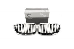 Capot Motor Cu Dublă Dungă Negru Cromat BMW 3 E92 Coupe 51712155451