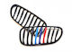BMW Z4 E85 E86 2003 2009 Black Glossy Front Mask Set 3 Colors 2 Pieces Right Left Adjustment