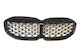 BMW 1 F40 2019 Schwarze Glänzende Auto Dekorative Maske