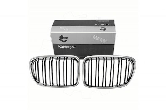 Full Set Radiator Mask Left or Right Single Chrome Strip for BMW X1 E84