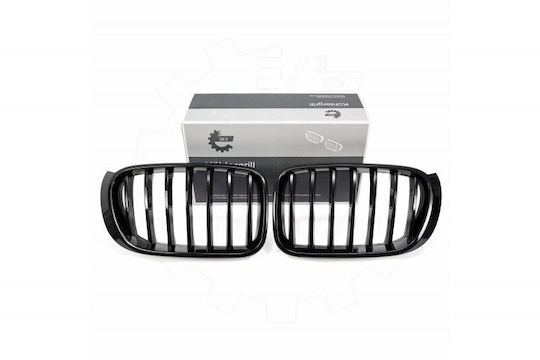 BMW X3 F25 Facelift Auto Dekorative Masken Set Links Oder Rechts Einfache Schwarze Glänzende
