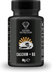 Gecko Nutrition Calcium + D3 50gr Gecko Nutrition Calcium + D3 50gr