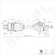 Половин Ос Ford Galaxy Seat Alhambra Vw Sharan Предна Дясна 7m0407272a