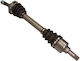 Half Axle Peugeot 206 1.1/1.4 98 Abs Left 607mm 49-0317