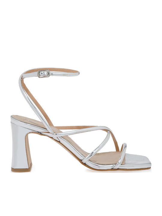 Tsakiris Mallas Damen Sandalen Silber