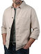 Μακρυμάνικo Overshirt Μπεζ