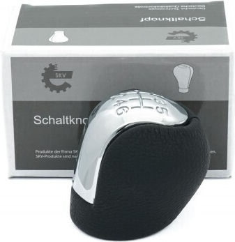 Opel Vectra C Signum 5738946 6b Chromed Leder Schaltknopf