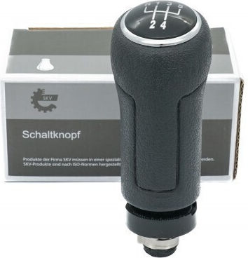 Vw Polo 9n 6q1711113 5b Black Chrome Car Shift Knob