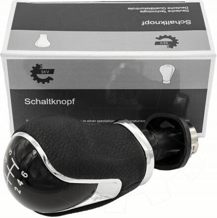 Seat Ibiza Iv Leon Iii Toledo Iv Schwarze Chrom Schaltknöpfe Für 6 Gänge