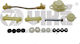 Kit Reparare Manete De Schimbare Viteze VW Golf II Jetta 83-92 191798000