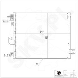Συμπυκνωτής Κλιματισμού Hyundai Atos 9760605000