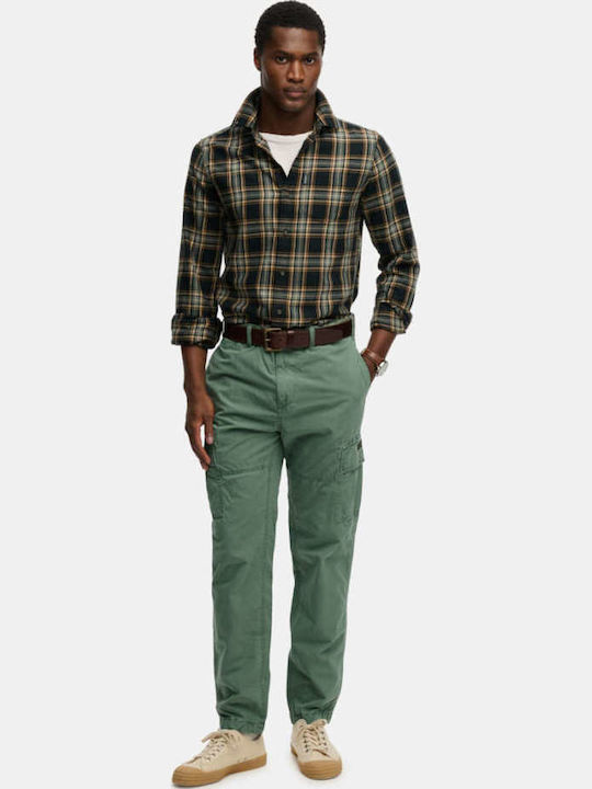 Superdry Cargo Trousers in Relaxed Fit Green