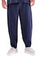 Trousers in Loose Fit Blue