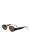 Zeus & Dione Unisex Sunglasses with Gold Metallic Frame CRETE C1