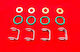 Komplette Nissan Injektor Einbau-Set 12 Stück 16626ad200