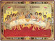 The Last Supper Flat Icon Gold Embossed Category Paper Xkl No 00 Dimension 6.5cm X 9.5cm Wood Mdf Icon S&k Byzantine Icons
