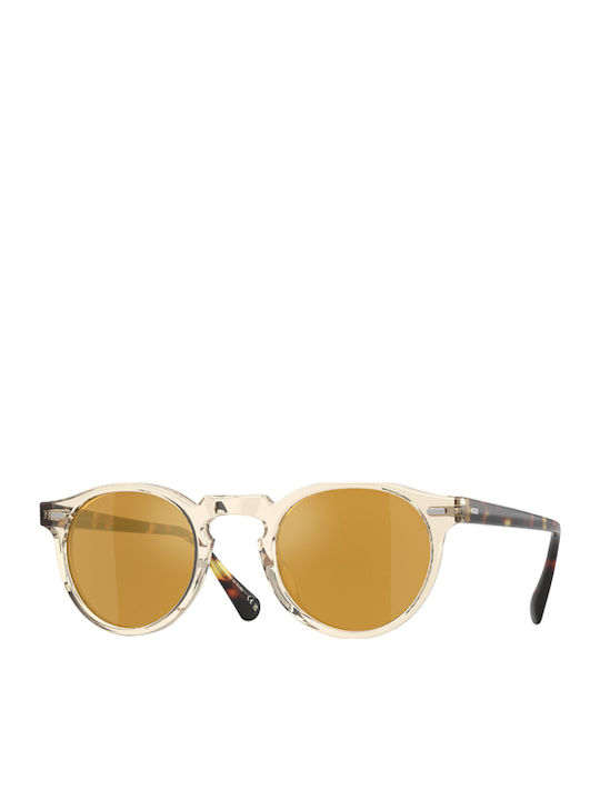 Oliver Peoples Unisex Sunglasses With Transparent Frame