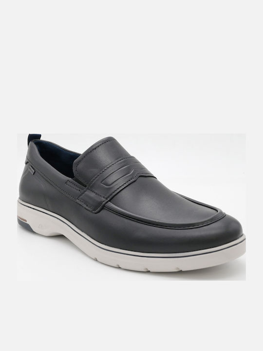 Pegada Δερμάτινα Ανδρικά Loafers σε Μαύρο Χρώμα