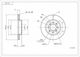 Front Brake Disc Honda CRX VTEC 92 1162063L50000