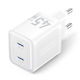 Vention Φορτιστής Χωρίς Καλώδιο GaN με 2 Θύρες USB-C 45W Power Delivery Λευκός (FCFW0-EU)