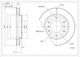 Vordere Bremsscheibe L200 05 4615a002t