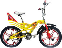 BMX 20" Kinderfahrrad BMX Schwarz