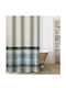 Guy Laroche Santiago Shower Curtain 240x185cm Blue