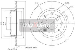 Kia Bremsscheibe Zurück Clarus 8946611