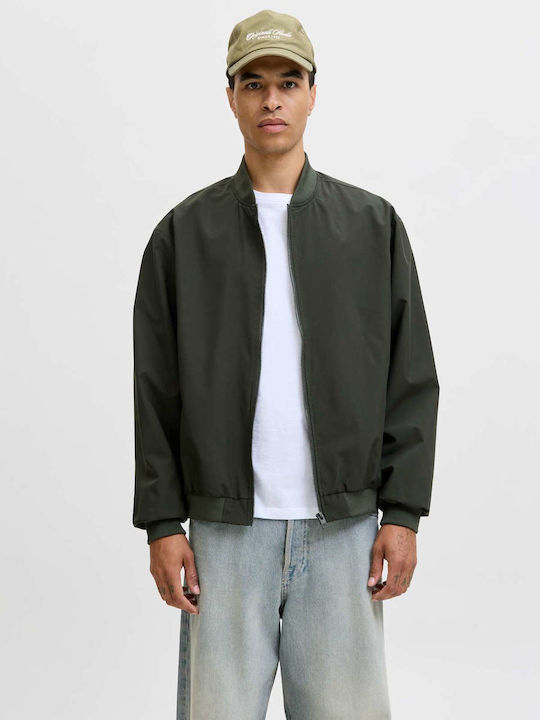 Jack & Jones Μπουφάν Bomber Χακί