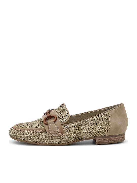 Jana Women's Loafers in Beige Colour