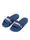 Logo Men's Slides Blue
