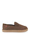 Suede Men's Espadrilles in Brown Colour