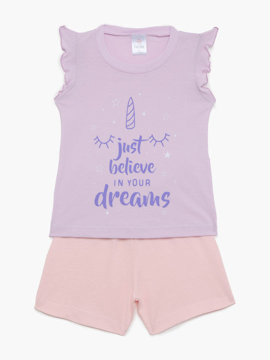 Pretty Baby Pijamale Copii Vara Violet
